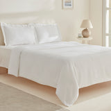 " Karaca Home White Collection Felves 100% Baumwolle Doppelbett Bettwäsche Set Weiß "