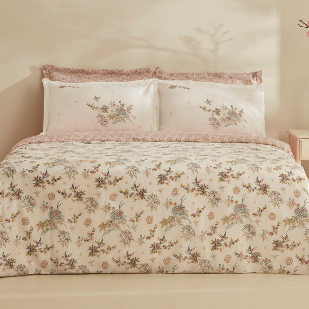 " Karaca Home Mency Lyocell Krep Doppelbett-Bettwäsche-Set "