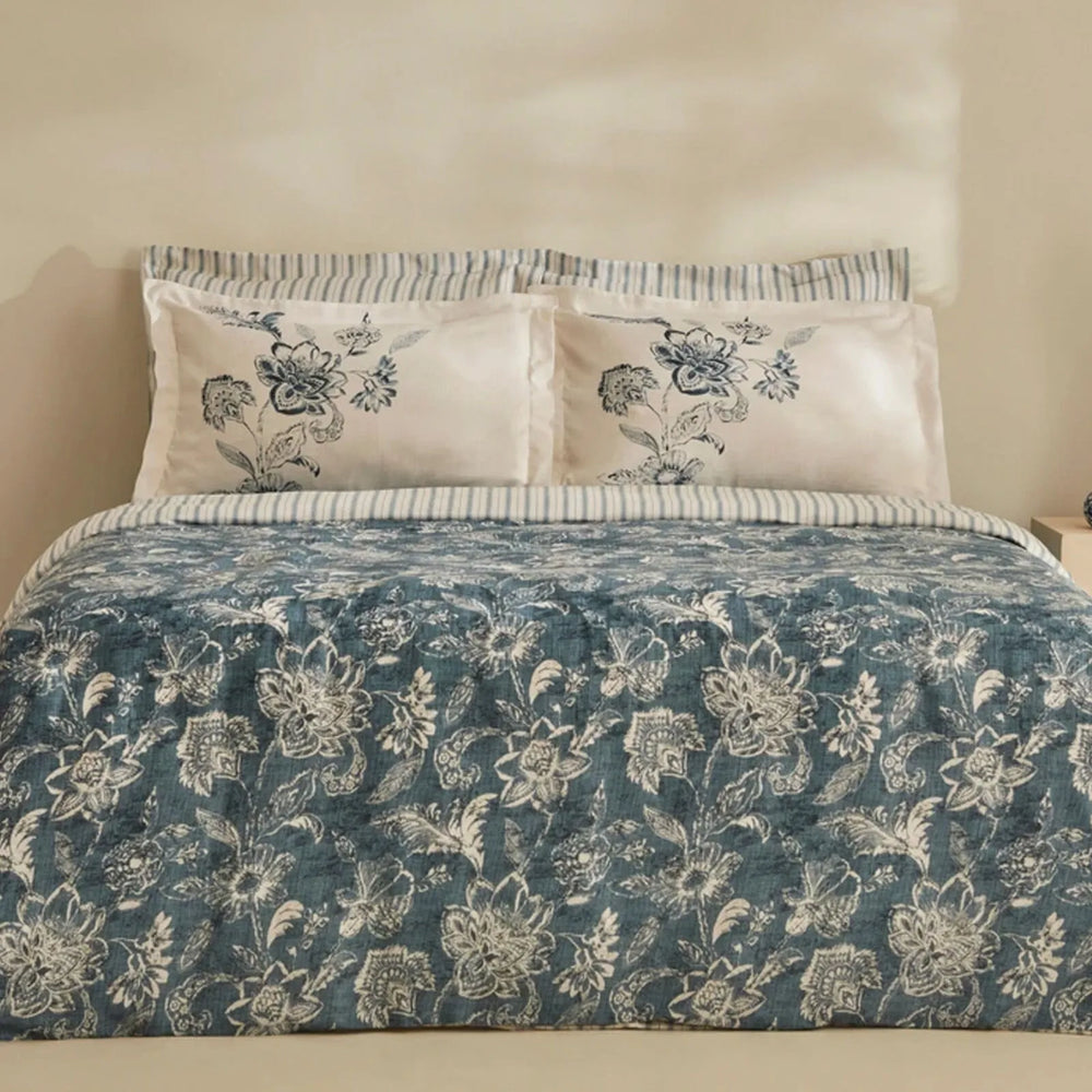 " Karaca Home Floy Lyocell Krep Doppelbett-Bettwäsche-Set "