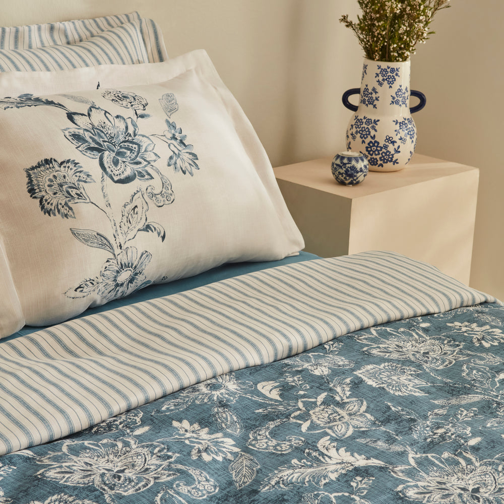 " Karaca Home Floy Lyocell Krep Doppelbett-Bettwäsche-Set "