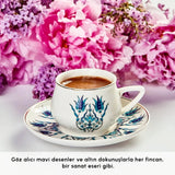 " Karaca İznik Neues Formular Kaffeetasse Set für 6 Personen 100 ml "