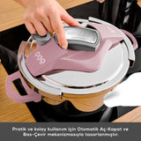 " Karaca Perfect Pink 4+6 Liter Schnellkochtopf-Set "