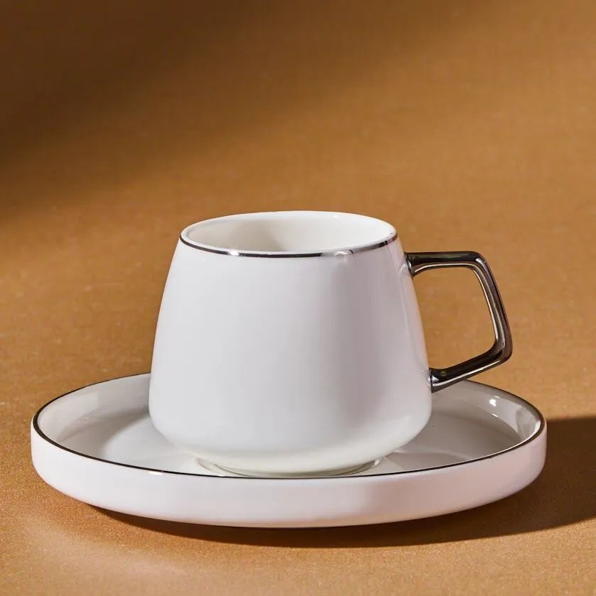 " Karaca Streamline Saturn Platinum 6 Personen Kaffeetasse Set "