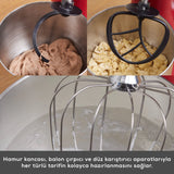 " Karaca Pro Artisan Digital Display Gusseisen Küchenkoch 1600W Rot "