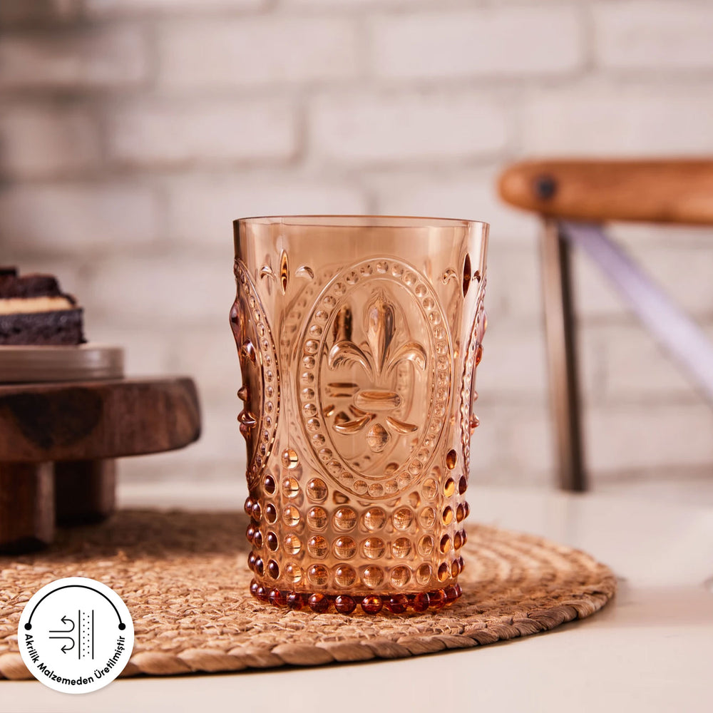 " Karaca Moise Acryl Trinkglas, 400 ml, Orange "