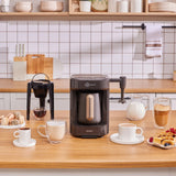 " Karaca Hatır Barista Latte- und Türkische Kaffeemaschine Walnut Brown "