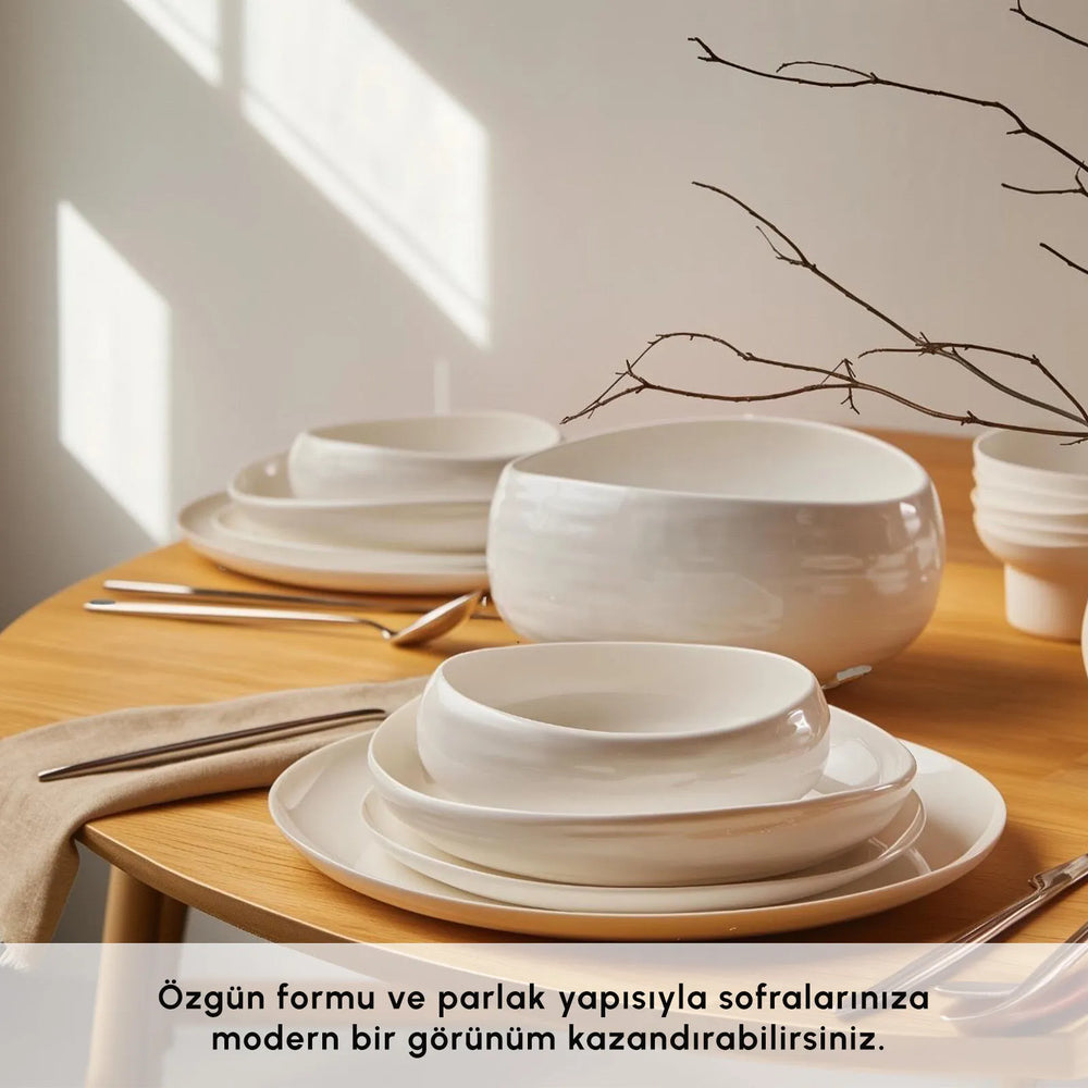 " Karaca Earth Collection Clay 55-teiliges 12 Personen Geschirrset "