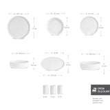 " Karaca Earth Collection Matte Glaze 55-teiliges 12-Personen Geschirrset "