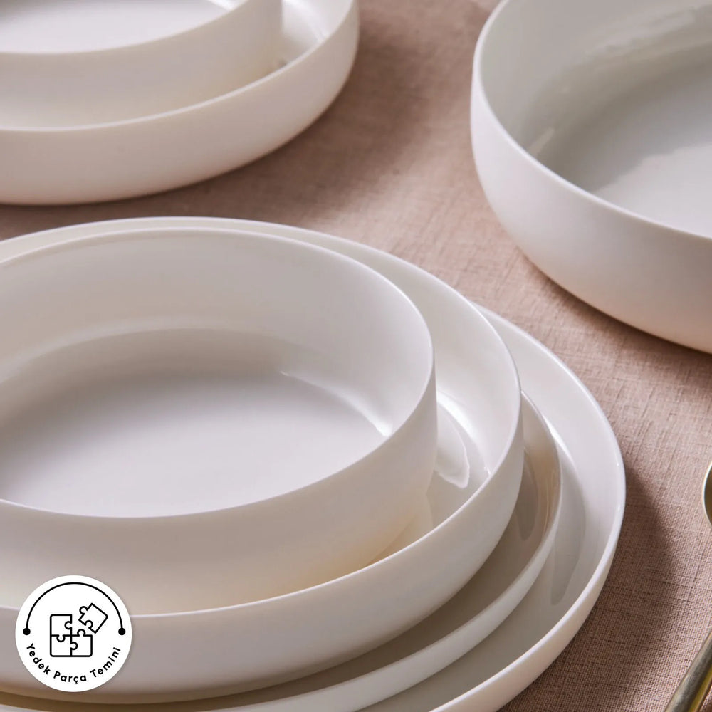 " Karaca Earth Collection Matte Glaze 55-teiliges 12-Personen Geschirrset "