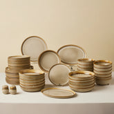Karaca Earth Collection Earthy Light Reactive 52-Teiliges 12-Personen Geschirrset