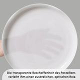 Karaca Streamline Favaro 53-Teiliges 12-Personen Geschirrset Weiss