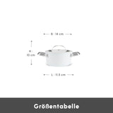 Karaca Swiss Crystal Almond Edelstahlgriff Kasserolle 14 cm