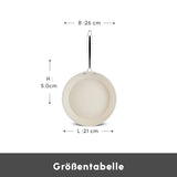 Karaca Swiss Crystal Almond Cream Pfanne 26 Cm