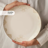 Karaca Bone China Siena 20-teiliges Tafelservice für 6 Personen Weiss