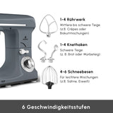 Karaca Blendburst Küchenchef Grau 1400 W