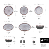 Karaca Earth Collection Mercure 59-Teiliges 12-Personen Geschirrset
