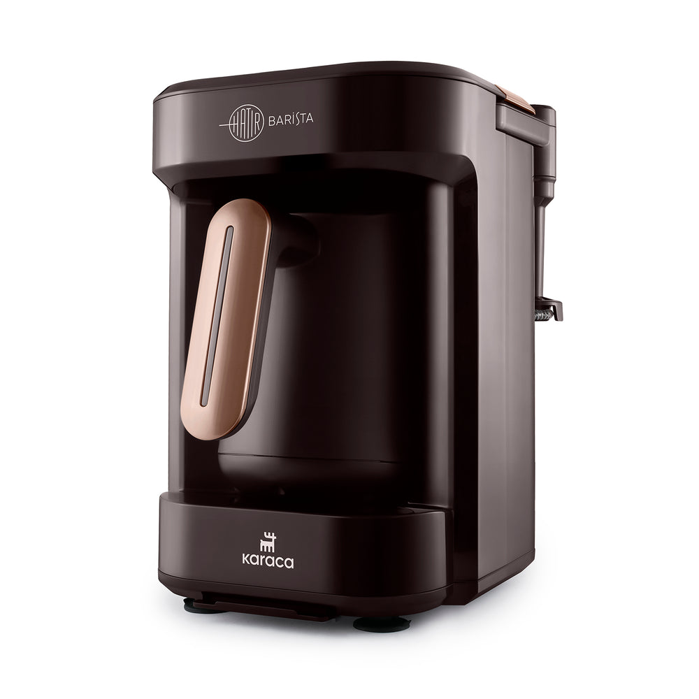 " Karaca Hatır Barista Latte- und Türkische Kaffeemaschine Walnut Brown "