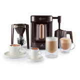 " Karaca Hatır Barista Latte- und Türkische Kaffeemaschine Walnut Brown "