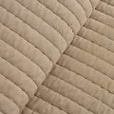 Manon Bettüberwurf Set Doppelbett Beige 230x240cm + 2(50x70) cm