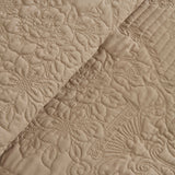 Camille Bettüberwurf-Set Beige 230x240 cm + 2 (50x70 cm)