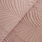 Leaf Bettüberwurf-Set Anthrazit 230x240 Cm + 2 (50x70 Cm)