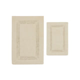 Karaca Pauline Badvorleger-Set 60 × 90 cm + 40 × 60 cm Offwhite