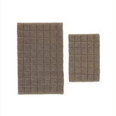 Karaca Simon Badvorleger-Set 60 × 90 cm + 40 × 60 cm Grau