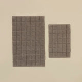 Karaca Simon Badvorleger-Set 60 × 90 cm + 40 × 60 cm Grau
