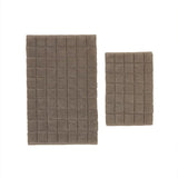 Karaca Simon Badvorleger-Set 60 × 90 cm + 40 × 60 cm Grau