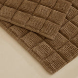 Karaca Simon Badvorleger-Set 60 × 90 cm + 40 × 60 cm Braun