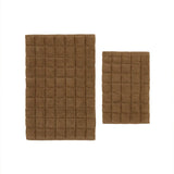 Karaca Simon Badvorleger-Set 60 × 90 cm + 40 × 60 cm Braun