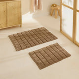 Karaca Simon Badvorleger-Set 60 × 90 cm + 40 × 60 cm Braun