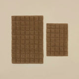 Karaca Simon Badvorleger-Set 60 × 90 cm + 40 × 60 cm Braun