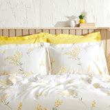 Karaca Loretta 100% Baumwolle Doppelbett Bettwäsche Set Gelb