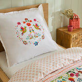 Karaca Parlin Renforcé Bettwäsche-Set Einzelbett Fuchsia