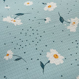 Karaca Daisy 100% Baumwolle Einzelbett Piké-Set Mint