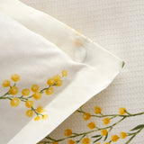 Karaca Home Loretta 100% Baumwolle Einzelbett-Piké-Set Gelb