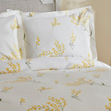 Karaca Loretta 100% Baumwolle Doppelbett-Piké-Set Gelb
