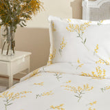 Karaca Loretta 100% Baumwolle Doppelbett-Piké-Set Gelb