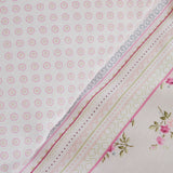 Karaca Glen Einzelbett Bettwäsche Set 100% Baumwolle Rosa