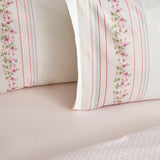 Karaca Glen Doppel Bettbezug Set 100% Baumwolle Rosa