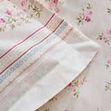 Karaca Glen Doppel Bettbezug Set 100% Baumwolle Rosa