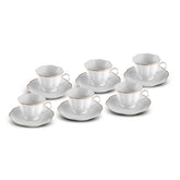 " Karaca Bell Kaffeetassen-Set, 6 Personen, 90 ml "