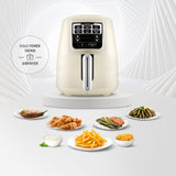 " Karaca Air Cook XL 2 in 1 Heißluftfritteuse Starlight, 4L, 1550W "