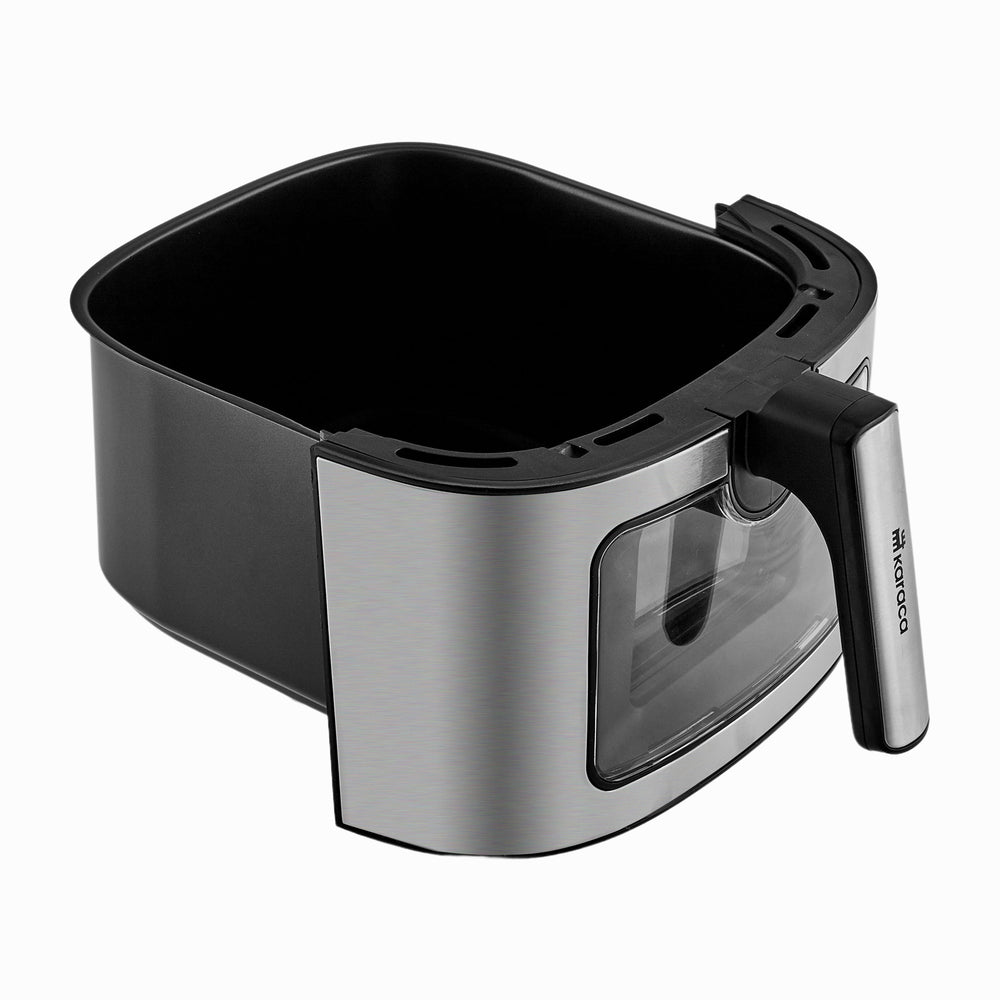 " Karaca Multifry Inox XXL 7 Liter Airfryer mit digitalem Glasfenster "