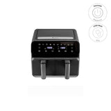 " Karaca Multifry XXXL 4+4 Liter digitaler Airfryer mit zwei Kammern "