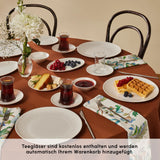 Karaca Artiste Bone China 20-teiliges Tafelservice für 6 Personen Weiß