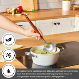 Karaca Swiss Crystal Almond Cream Stielkasserolle 20 cm