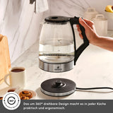 Karaca Glacia Glas Wasserkocher 2200W 18L Transparent