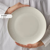 Karaca Artiste Bone China 20-teiliges Tafelservice für 6 Personen Weiß
